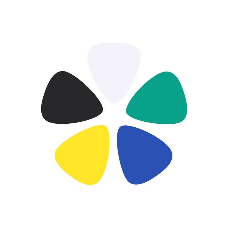 Púas de guitarra de celuloide 0.460.710.96, púas de guitarra de ABS, plectros, púas de guitarra 
 Impresión de LOGOTIPO