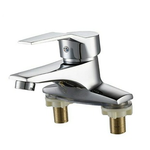 Defective goods clearance specials double hole basin faucet washbasin hot and cold faucet ceramic basin mixing valve