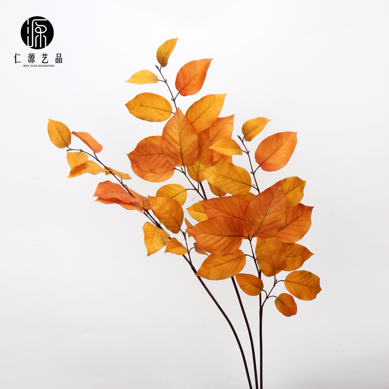 工場直売シミュレーション花造花紅葉秋葉中国式花芸形生け花模造花植物樹葉|undefined