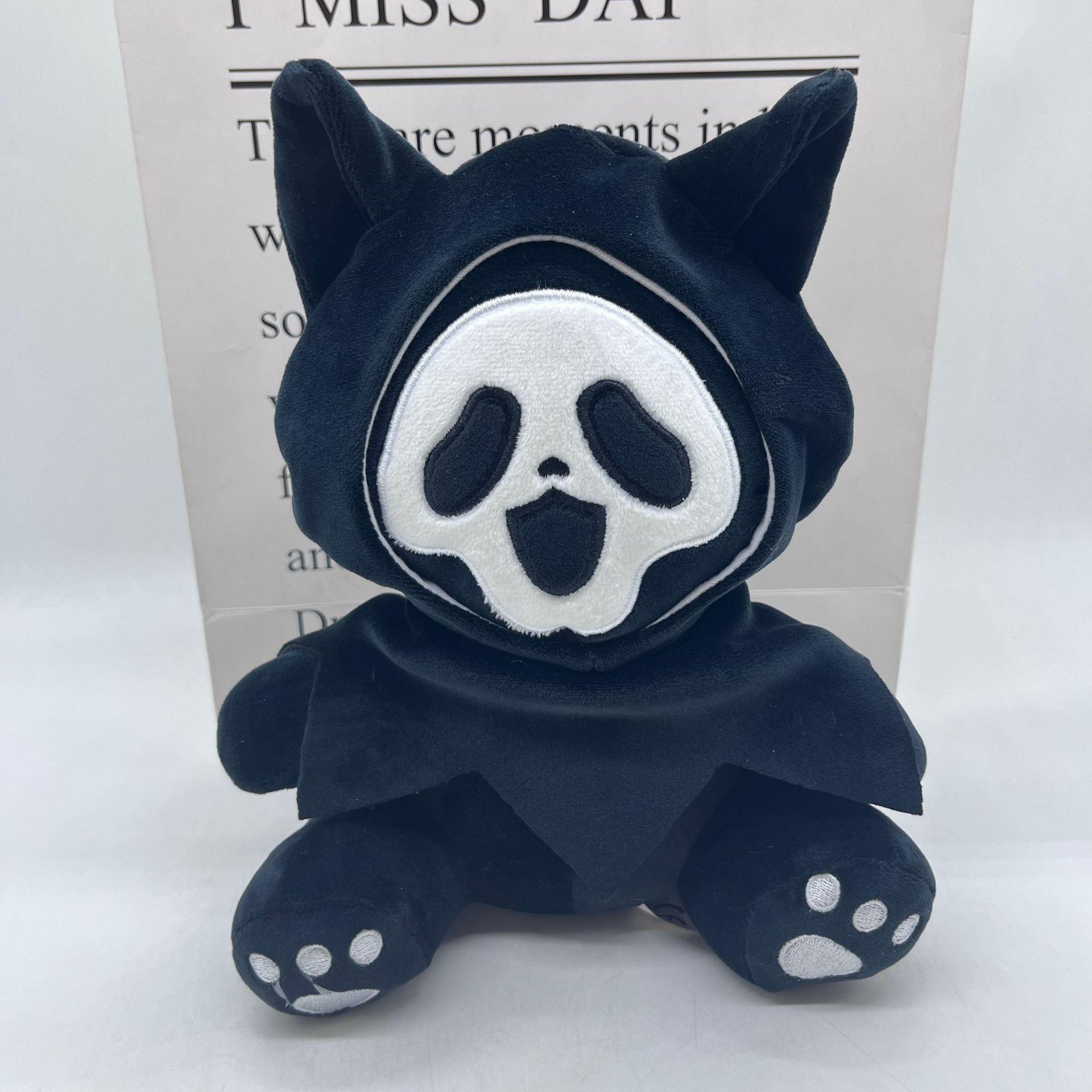 Nuovo prodotto transfrontaliero ghostface peluche death ghostcat QC inferno ghostface peluche bambola_voghion.com