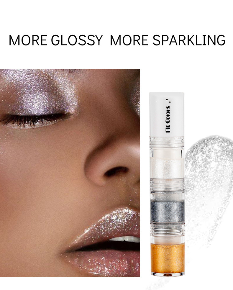 Cross-border bestseller Fit Colors3: Smoky Eye Water, Eyeshadow Diamond Liquid, Pearlescent Fine Sparkling Eyeshadow Liquid, Lip Gloss undefined
