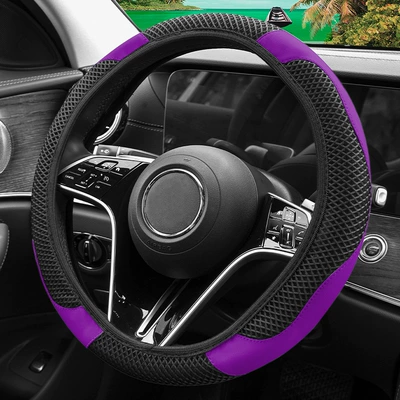 explosion handlehold cover, Steering wheel cover - purple-38cm