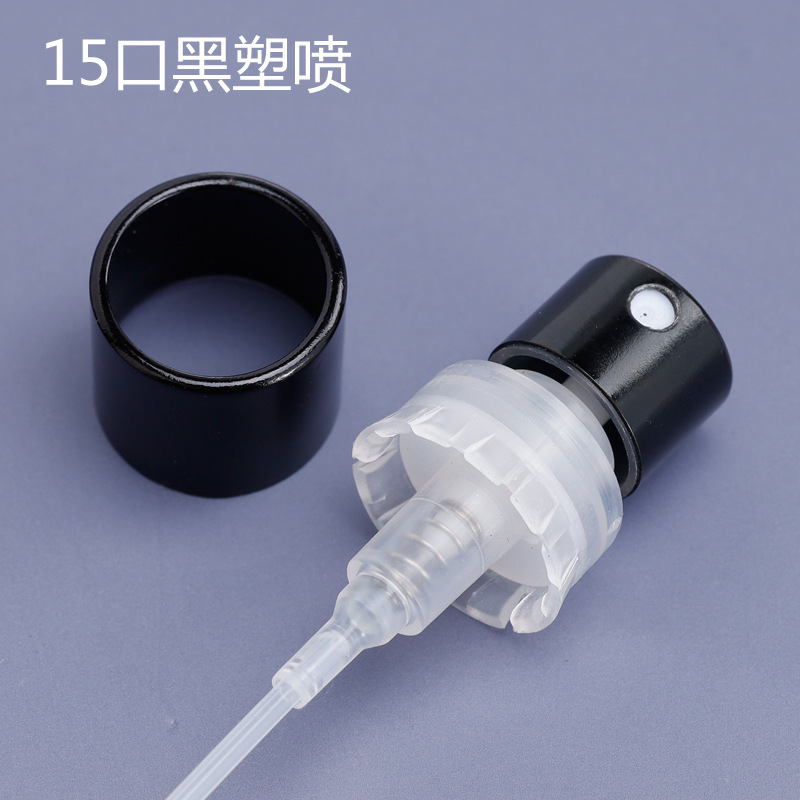 En stock 15-boca boquilla cosmética perfume pulverización fina oro plata negro 13-boca máquina de sellado de la boquilla de bayoneta