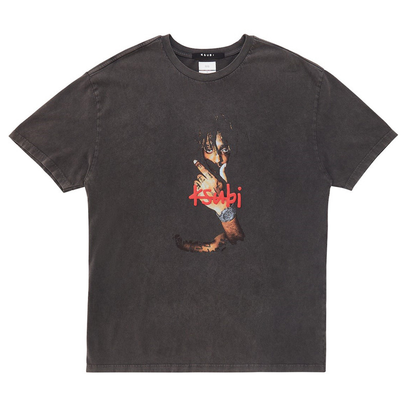 Rap Hip Hop Male Singer Juice WRLD American Vintage Street Fashion Brand Short Sleeve T-Shirt