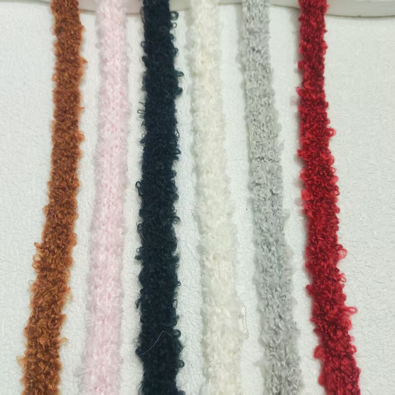 Korean-Style Teddy Velvet Chanel-Style Ribbon Handmade DIY Sheep Wool Ribbon for Shoes, Hats, Socks, Clothing Accessories, and Decorations Wholesale
