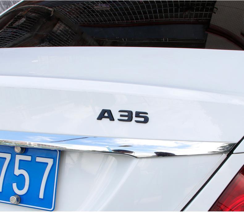 Mercedes-Benz C200L C63S E300L CLA45 AMG tail emblem, letter decals, and car stickers