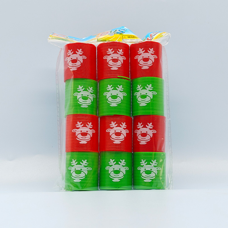 Mágico arco iris anillo mini cara sonriente 3.2x3.5CM plegable colorido bobina fábrica de juguetes para niños al por mayor