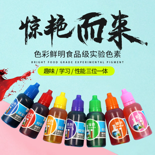 Food Grade Experimental Pigment 20ml Children Science Experimental Color Handmade Color Tone Slime Pigment DIY Material