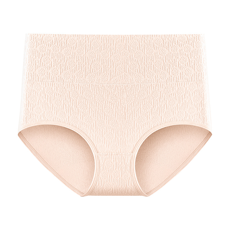 Ropa interior de algodón puro para mujer, cintura alta, abdomen, caderas, talla grande, ropa interior de algodón triangular de mm gordo, refrescante y sin costuras