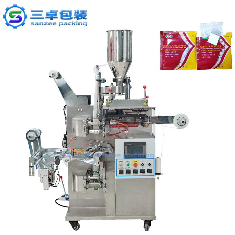 过滤纸包装机 袋泡茶带线标包装机 颗粒粉末液体包装机 广州厂家