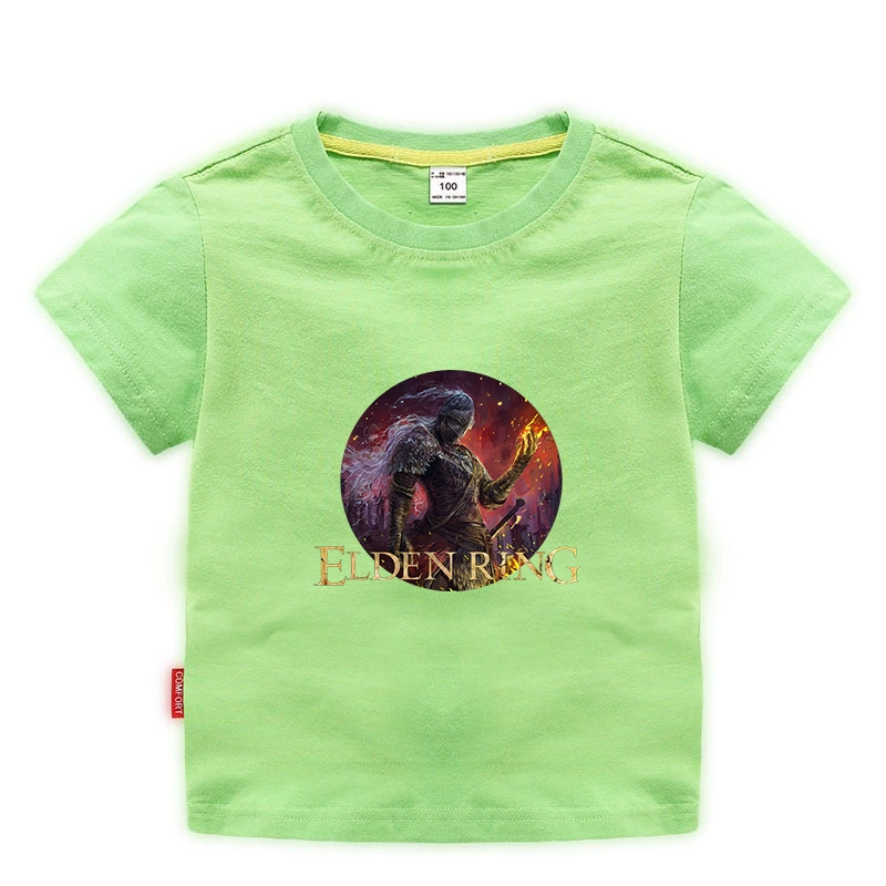 Новая игра ELDEN RING Elden Fasun Dharma Old Master Mid -Seasons Детская футболка с коротким рукавом сентября