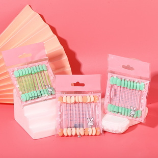 Hot Selling Double-Ended Sponge Head Eye Shadow Stick Disposable Mini Portable Eye Shadow Brush Eye Makeup Eye Makeup Brush
