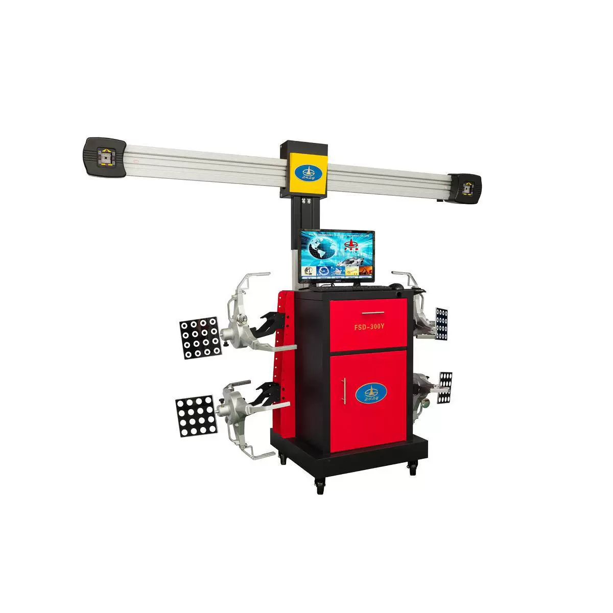 2,1 Вт Fusida War Eagle 3,5T четырехколонная система позиционирования FSD-300Y тип 3D автомобильный четырехколесный локатор полный комплект