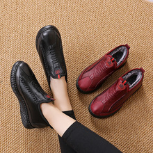 冬季加绒保暖新款老北布鞋老人棉鞋中老年妈妈防水软底防滑奶奶鞋