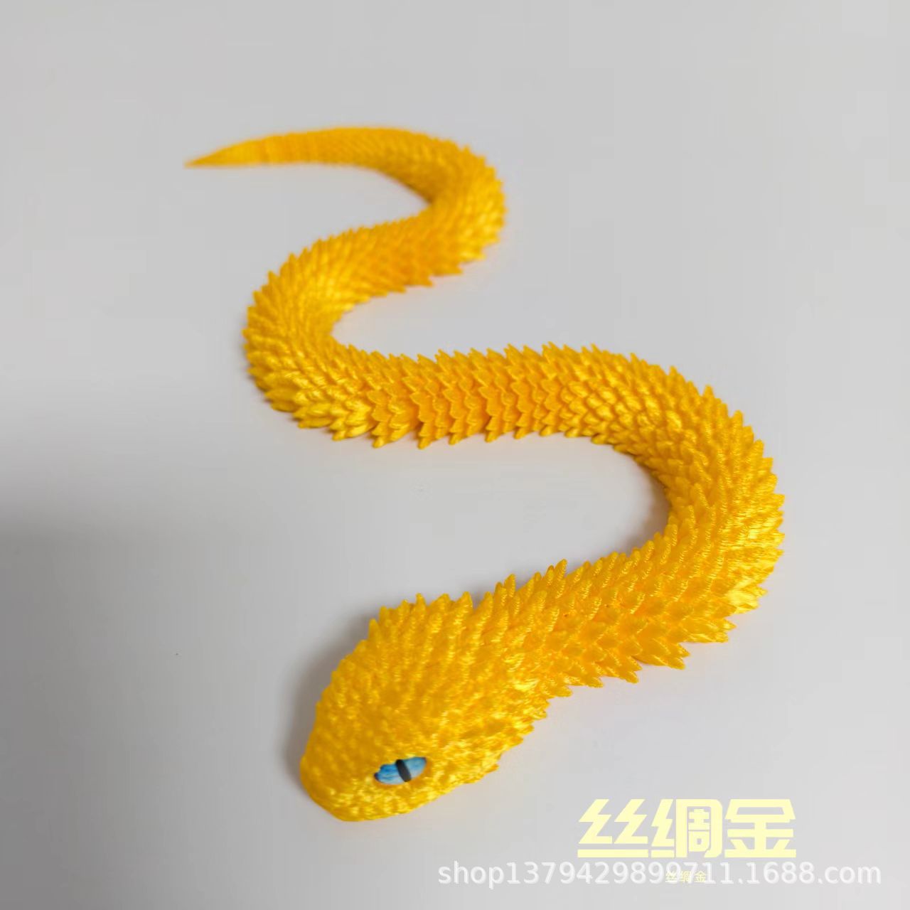 Modelo de Serpiente Impreso en 3D de PLA Articulado para Regalo y Decoración image 10