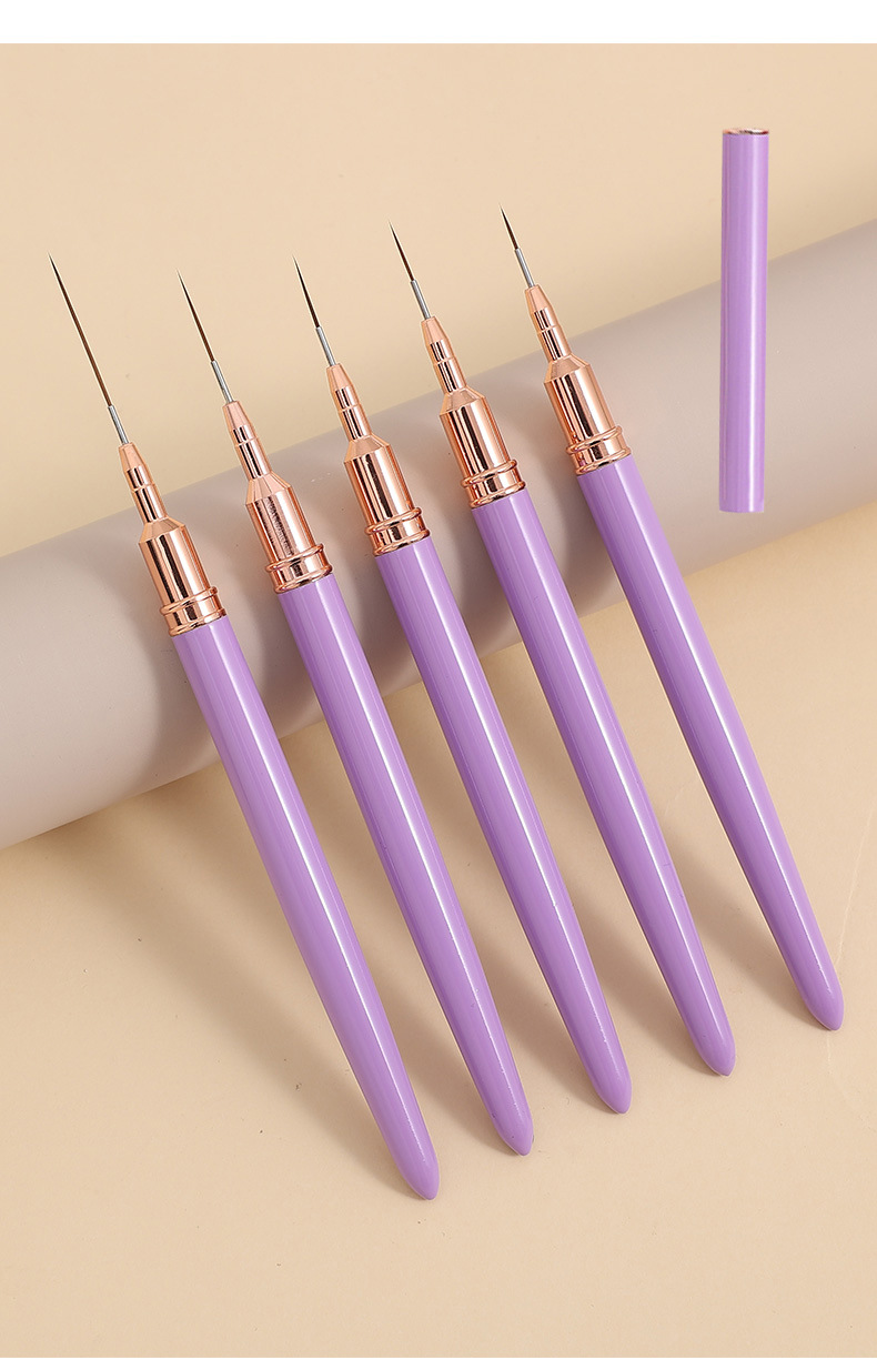 Juego púrpura 7/9/11/15/25mm (piezas de cobre de varilla de metal)