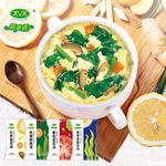 新美香蛋花汤6g冻干汤块速溶冲泡即食外卖餐饮店紫菜速食汤包商用