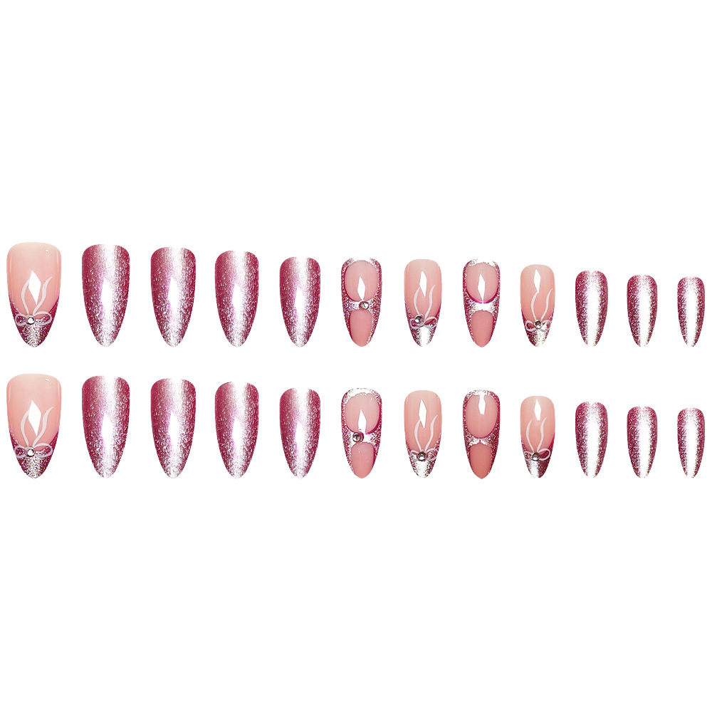 Polvo desnudo de aire suave gradiente de manicura baja saturación blanqueamiento sin picar la piel de las uñas de viaje de la cita de diamantes delicados de uñas
