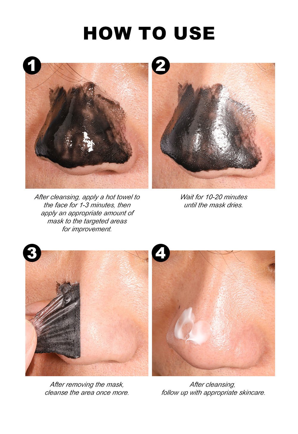 YOUNG VISION Nasal Mask 50g, peel-off Nasal Mask, Black Nasal mask undefined