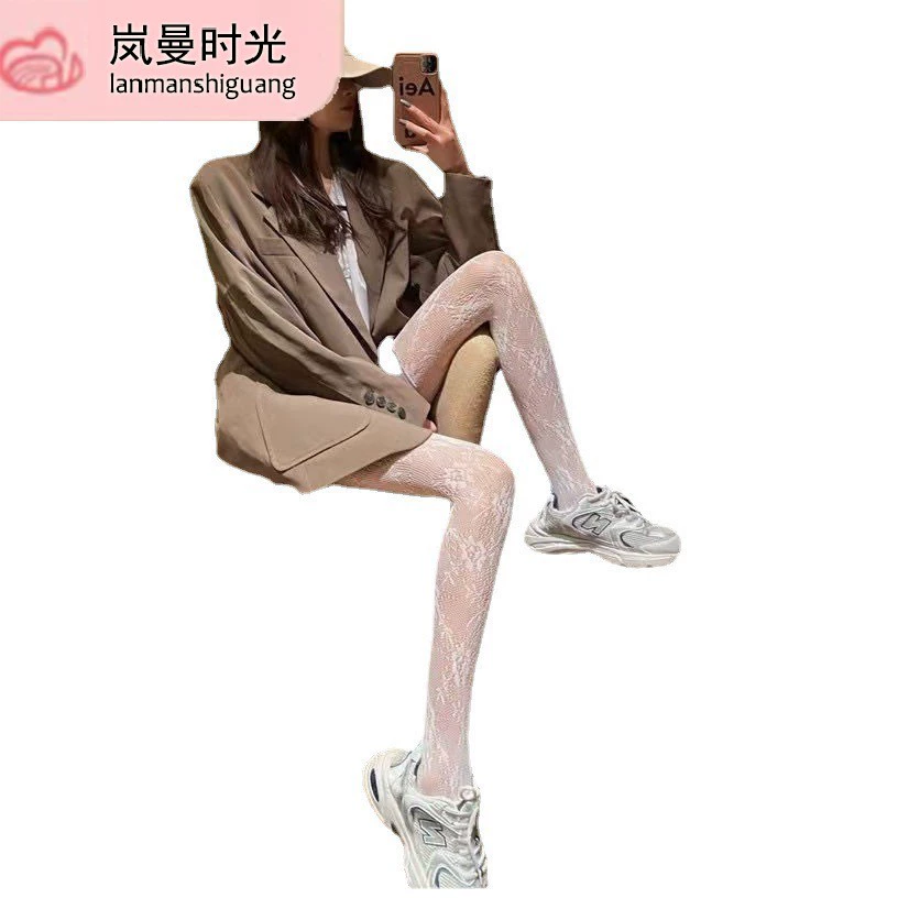 Очень тонкая сетка для ловли, sexy кружевные белые колготки