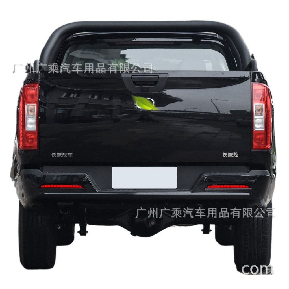 Aplicable a la luz de advertencia de la luz del parachoques trasero de la pistola de La Gran Muralla Luz de freno LED [superficie negra · 3 funciones]