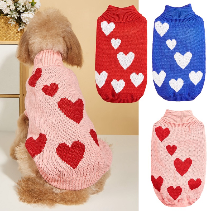 Princesse Mignon Acrylique La Saint-valentin Forme De Cœur Vêtements Pour Animaux De Compagnie display picture 1