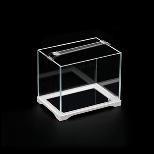 Fish Tank Small Aquarium Desktop Glass Living Room Landscape Water Grass Tank Fish Tank Turtle Tank Lazy Man
