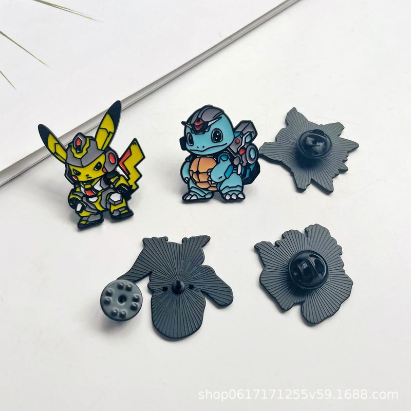 アニメ漫画ポケモン周辺ブローチポケモン合金バッジスクールバッグ衣類アクセサリーピカチュウ|undefined