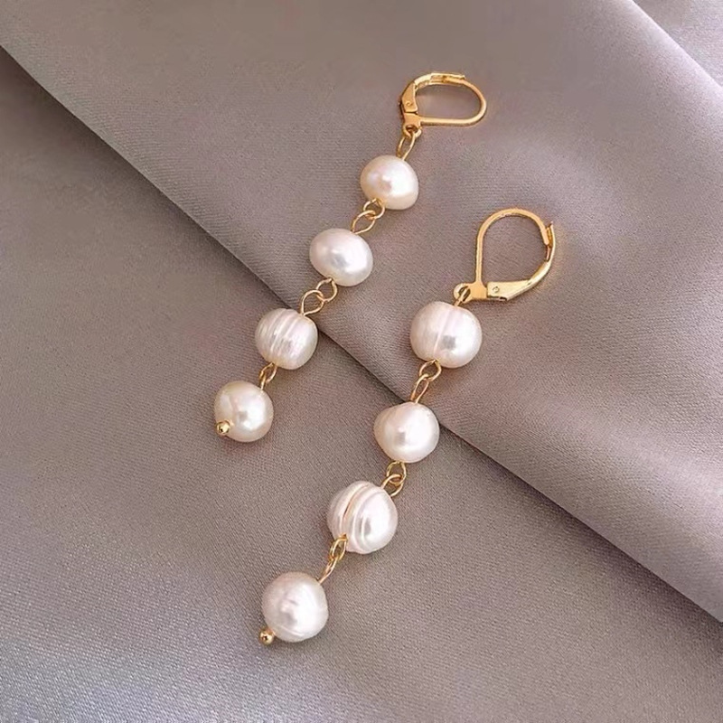 Fashion Geometric Pearl Plating Earrings 1 Pair display picture 2