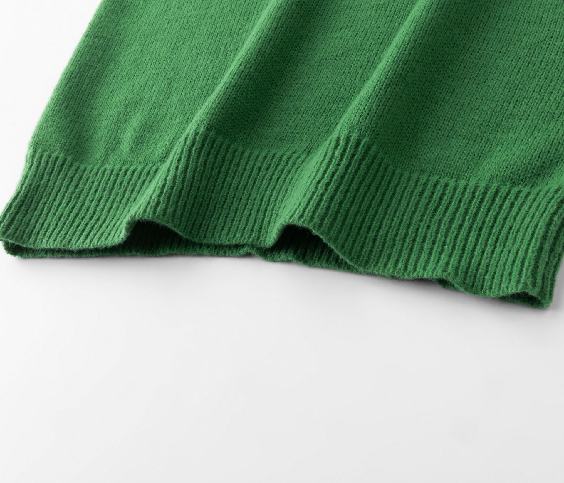 Maglione da uomo con collo alto e mezza zip - Pullover casual in maglia con vestibilità comoda, elegante e versatile per autunno inverno (verde)_voghion.com