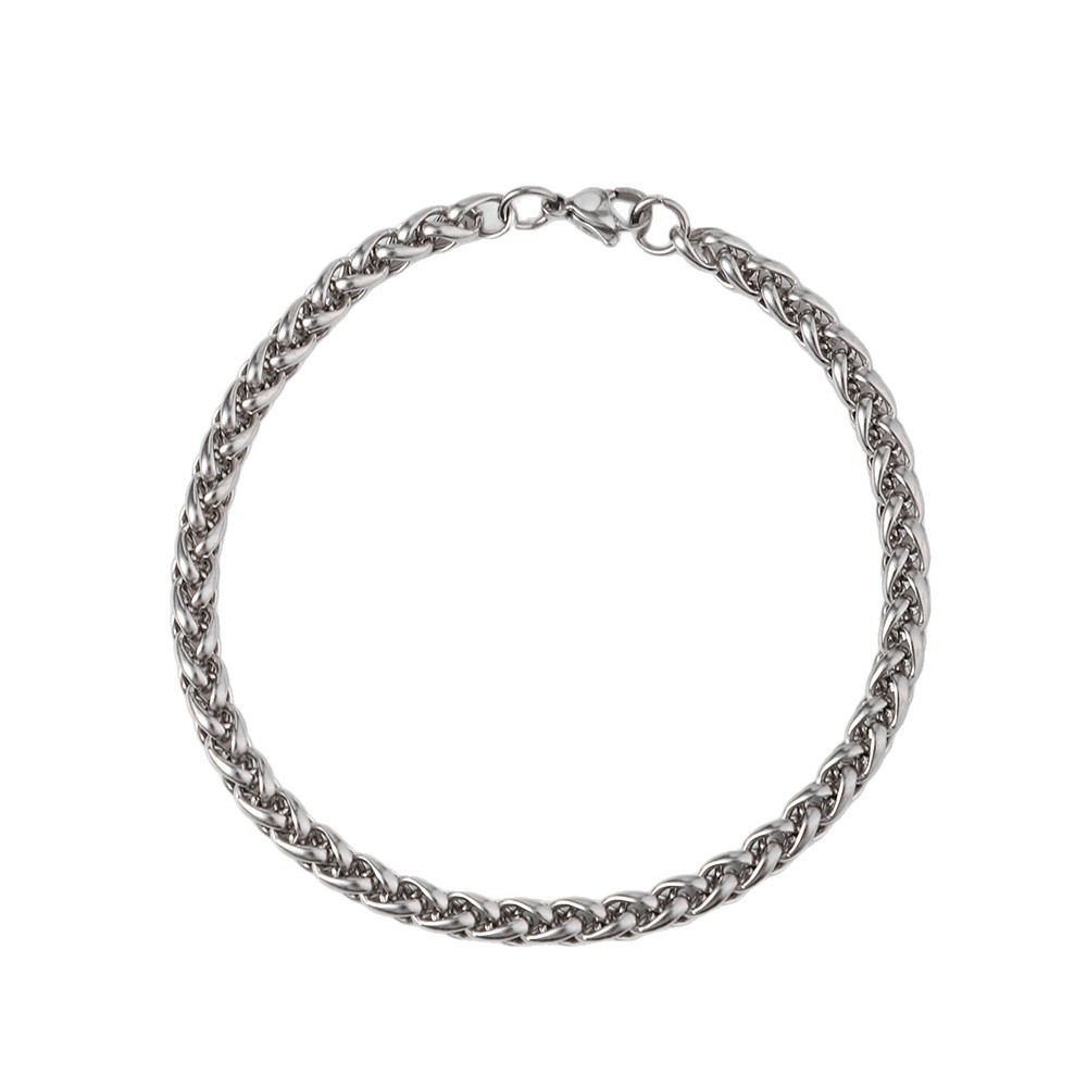 Men's Cuban Chain Bracelet Set Stainless Steel Fashion Jewelry_voghion.com