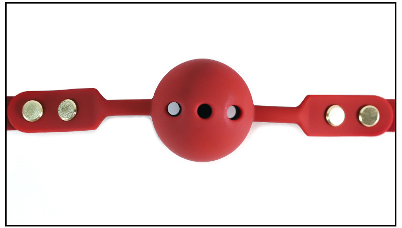 Jiuai Silicone Mouthball & Handcuffs Set, SM Bondage Props for Couples — detail image 10