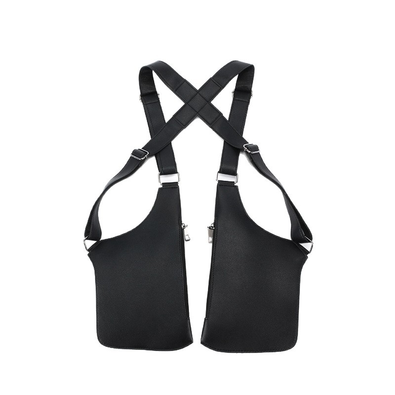 Men's Crossbody Chest Bag Multifunctional Shoulder Bag For Travel_voghion.com