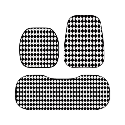 rhombus car rear seat cushion — Four Seasons Pad