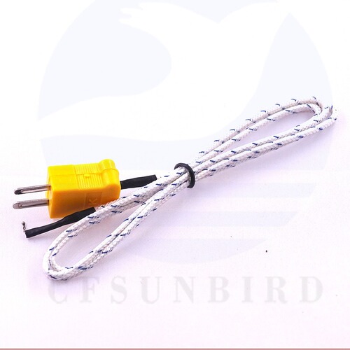 Surface thermocouple K-type temperature probe temperature sensor high temperature temperature measurement line 1 meter