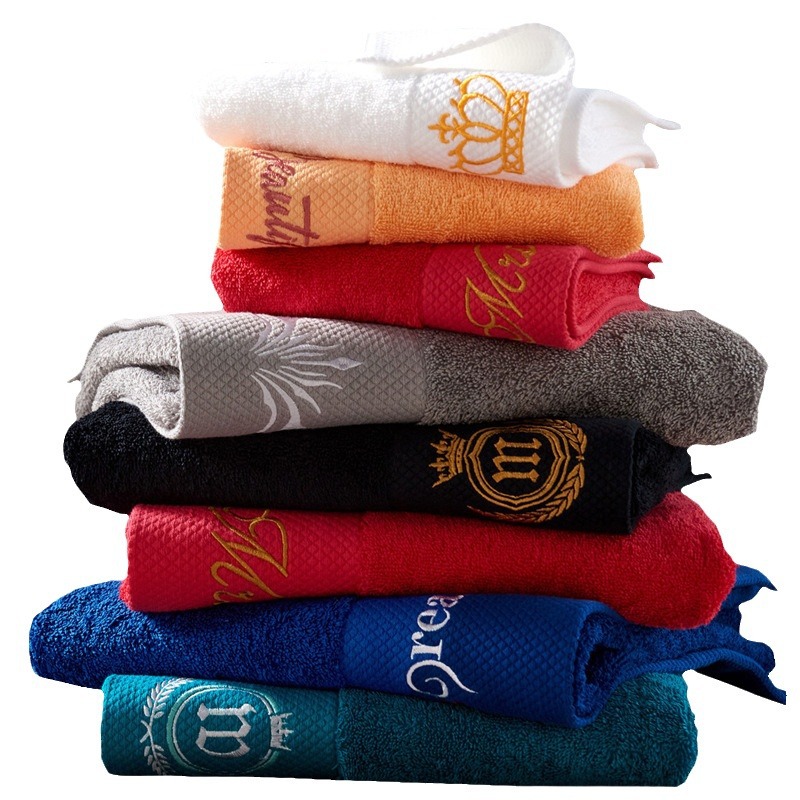 Toalla de hotel de cinco estrellas de algodón puro extra grande absorbente Toalla de baño traje salón de belleza Hotel blanco Toalla de cara fábrica al por mayor