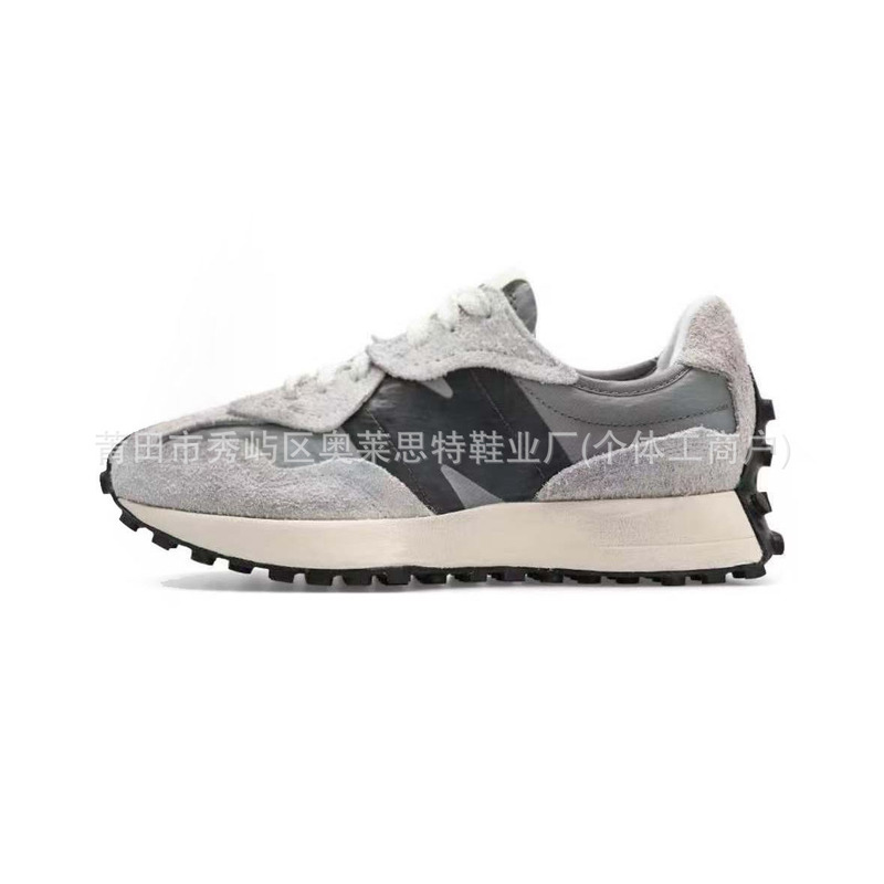 Putian New Balance Men's Shoes 327 Original Gray Nb327 Summer Sports Shoes Women's Slim Waist Forrest Gump Dad Shoes