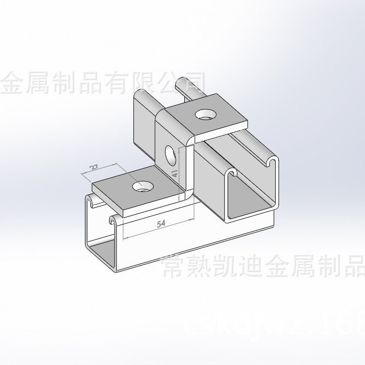 抗震连接件及C型钢连接件——Z形配件