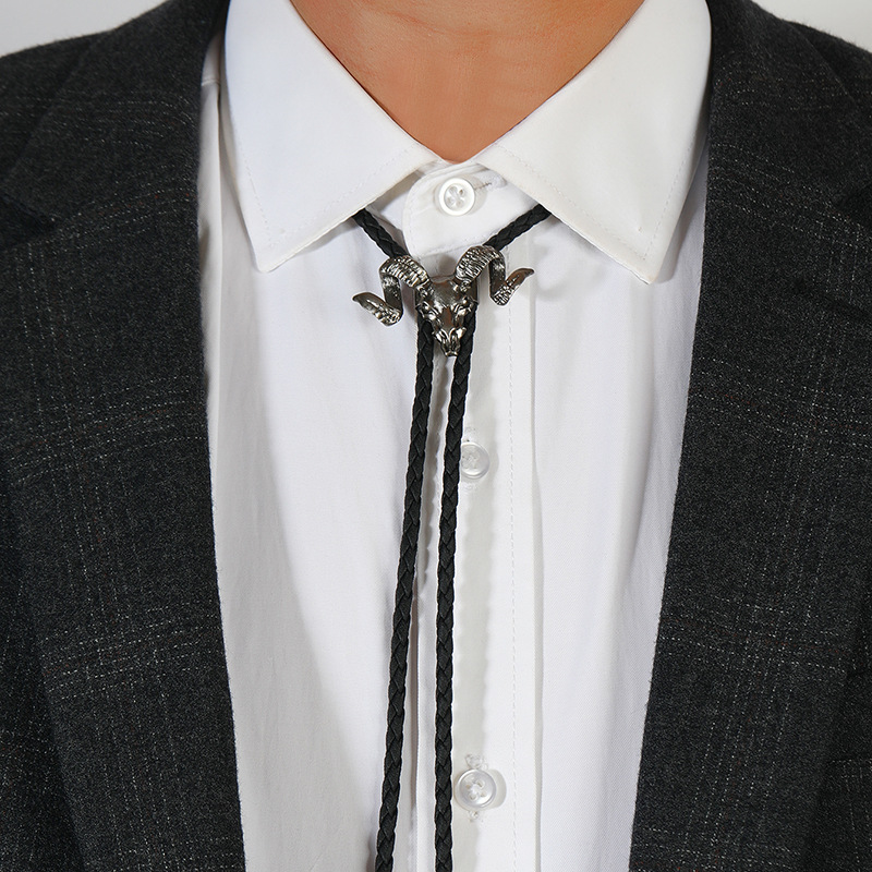 Casual Geometric Pu Leather Alloy Unisex Bolo Tie Necklaces display picture 6