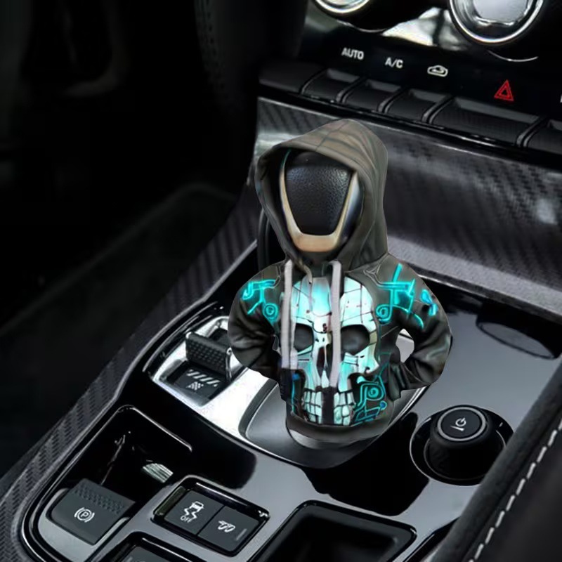 New cross-border creative car gear shift cover decoration, mini hoodie for gear lever, handbrake gear shift cover