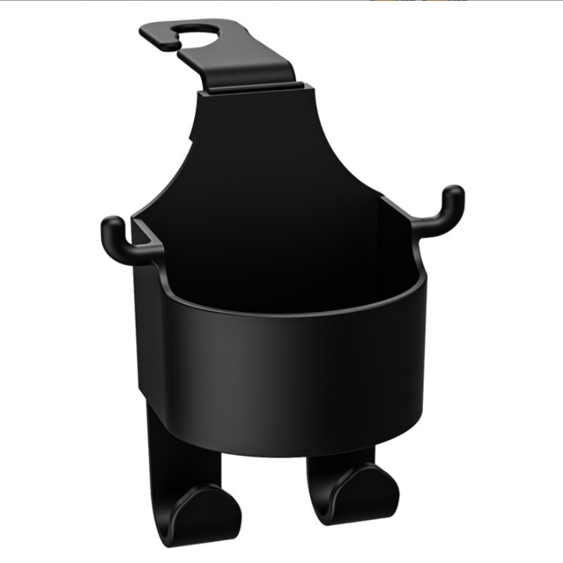 Gancho pequeño para automóvil, respaldo del asiento del automóvil, gancho multifunción, estante de vasos de agua creativo trasero, caja de almacenamiento, suministros interiores