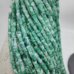 新中式陶瓷琉璃古風竹節6x12 隔珠飾品手工diy髮飾手串琉璃珠子