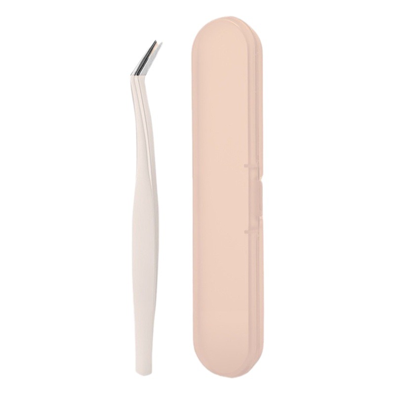 False eyelash tweezers beauty eyelash artist grafting eyelash curler dolphin golden feather clip flowering clip tweezers suit tools wholesale