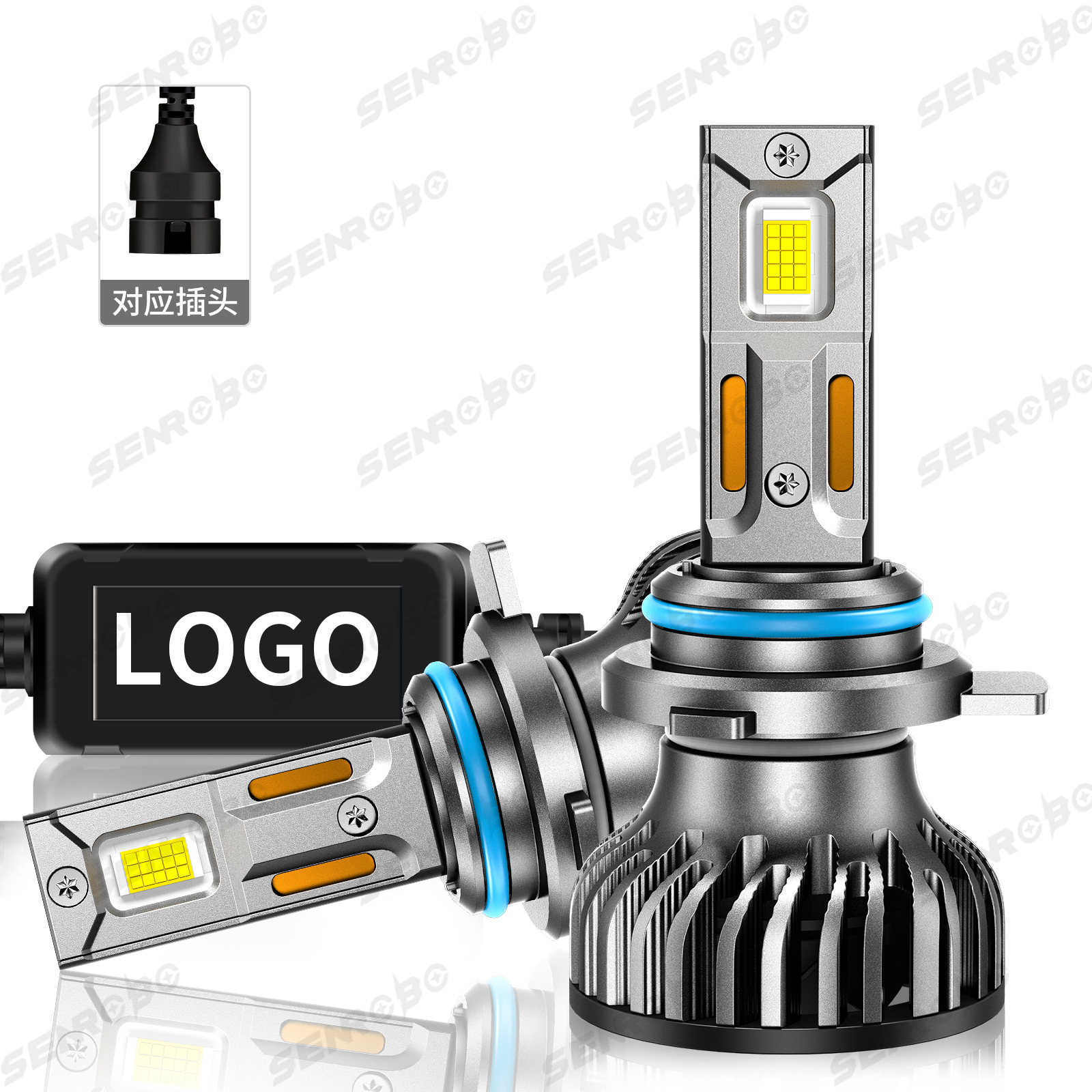 Transfronterizos de automóviles led faro no destructivo modificación H4 cerca y lejos universal H7H11 bombillas de automóviles super brillantes al por mayor image 14