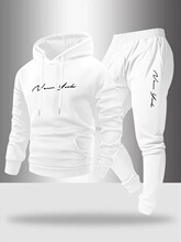 Y 27944 Printed Logo Hoodie Sweatshirt Set ӡ����ñ������