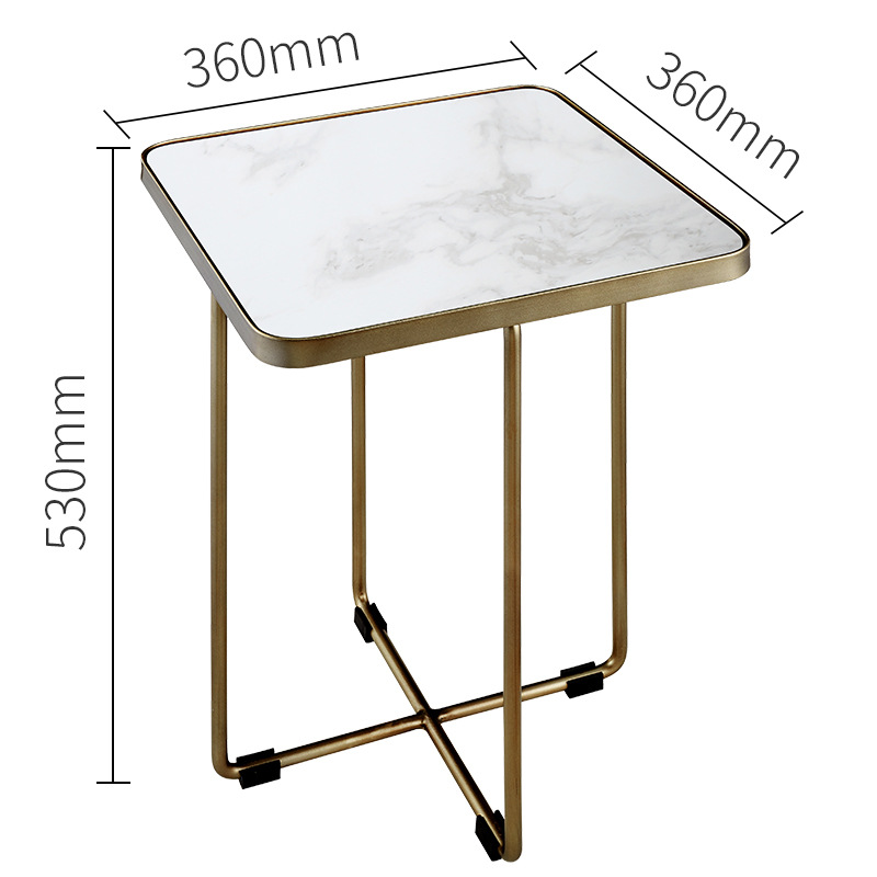 톨사이드테이블/재즈화이트/길이 36*가로 36*높이 53cm