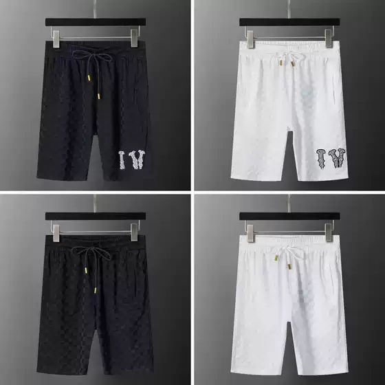 Premium (Correct Version) Pure Cotton Casual Shorts 5-Inch Summer Loose Fit Cross-Border Best-Seller Unisex Collection