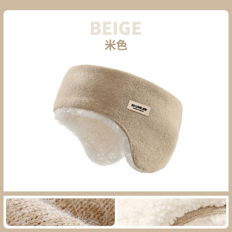 Otoño e Invierno nuevo punto orejeras hombres y mujeres al aire libre correr equitación imitación visón felpa caliente orejeras cabeza-montado