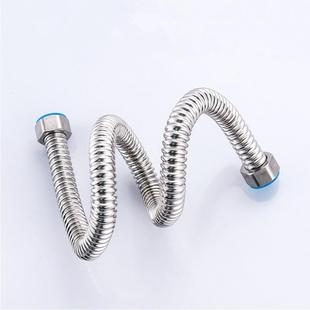 4 points stainless steel bellows water heater inlet and outlet pipes cold and hot high pressure explosion-proof metal hose inlet pipe engineering