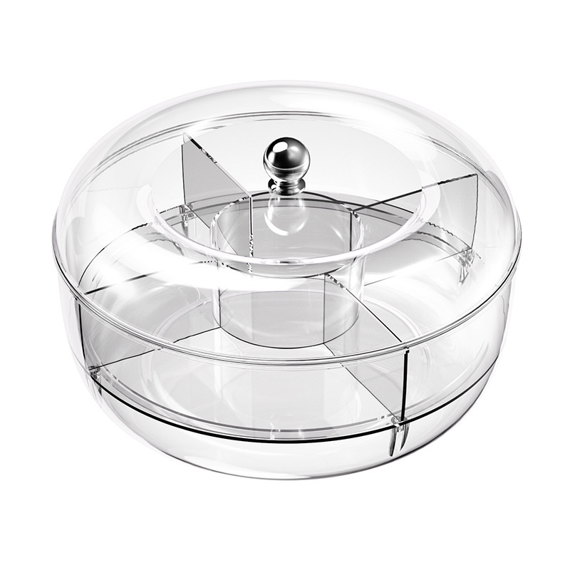 円形冷蔵庫回転果物盛り合わせ冷やし野菜サラダ分格保存箱スナック収納ケース|undefined